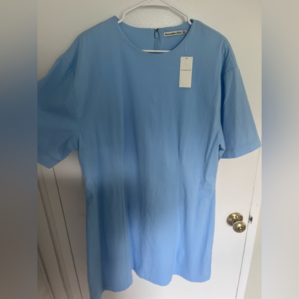 Abercrombie & Fitch Blue Mini Dress with Chic Appeal